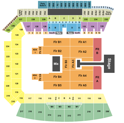 Banc of California Stadium Chris Brown Seating Chart